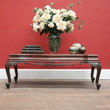 Load image into Gallery viewer, x SOLD Vintage Cedar Coffee Table – Shaped Top with Carved Legs, Elegant Design. B12610