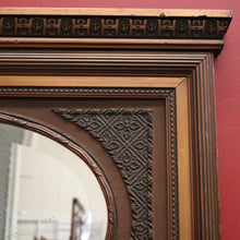 Load image into Gallery viewer, Antique French Wood and Gesso Champagne Gilt-Coloured Mirror. B12200