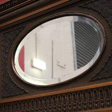 Load image into Gallery viewer, Antique French Wood and Gesso Champagne Gilt-Coloured Mirror. B12200