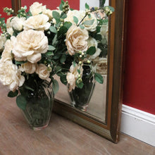 Load image into Gallery viewer, Antique French Wood and Gesso Champagne Gilt-Coloured Mirror. B12200