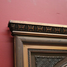 Load image into Gallery viewer, Antique French Wood and Gesso Champagne Gilt-Coloured Mirror. B12200