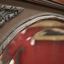 Load image into Gallery viewer, Antique French Wood and Gesso Champagne Gilt-Coloured Mirror. B12200
