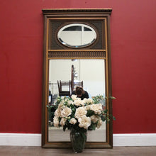 Load image into Gallery viewer, Antique French Wood and Gesso Champagne Gilt-Coloured Mirror. B12200