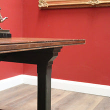 Load image into Gallery viewer, x SOLD Cross Stretcher Base Dining Table or Kitchen Table with Stone Inlay Pattern Top. B12182