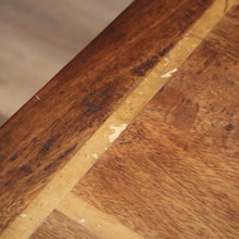 Load image into Gallery viewer, x SOLD Cross Stretcher Base Dining Table or Kitchen Table with Stone Inlay Pattern Top. B12182