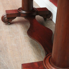 Load image into Gallery viewer, x SOLD Antique English Mahogany Two Drawer Hall Table or Sofa, Side Table. B12203
