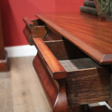 Load image into Gallery viewer, x SOLD Antique English Mahogany Two Drawer Hall Table or Sofa, Side Table. B12203