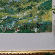 Load image into Gallery viewer, Framed Claude Monet The Parc Monceau print with gilt frame. B13023