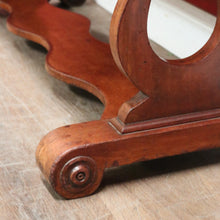 Load image into Gallery viewer, x SOLD Antique English Mahogany Hall Table or Side, Sofa Table with a single Drawer and Shaped Backboard. B12202