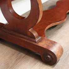 Load image into Gallery viewer, x SOLD Antique English Mahogany Hall Table or Side, Sofa Table with a single Drawer and Shaped Backboard. B12202