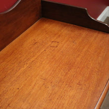 Load image into Gallery viewer, x SOLD Antique English Mahogany Hall Table or Side, Sofa Table with a single Drawer and Shaped Backboard. B12202