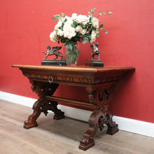 Load image into Gallery viewer, x SOLD Antique French Walnut Desk or Hall, Sofa, Side Table with a Drawer, Paris France. B12204