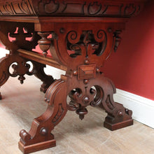 Load image into Gallery viewer, x SOLD Antique French Walnut Desk or Hall, Sofa, Side Table with a Drawer, Paris France. B12204