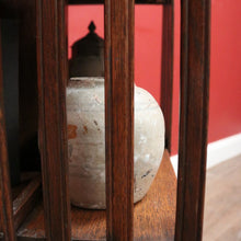 Load image into Gallery viewer, Antique English Oak Revolving Solicitors Bookcase – Eight Section with Castors. B12617