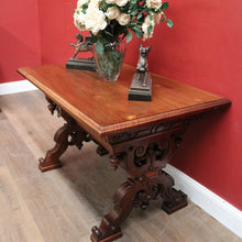 Load image into Gallery viewer, x SOLD Antique French Walnut Desk or Hall, Sofa, Side Table with a Drawer, Paris France. B12204
