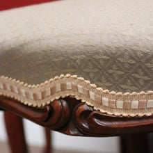 Load image into Gallery viewer, x SOLD Set of Eight Antique English Mahogany and Fabric Dining or Kitchen Chairs. B12207