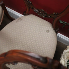 Load image into Gallery viewer, x SOLD Set of Eight Antique English Mahogany and Fabric Dining or Kitchen Chairs. B12207