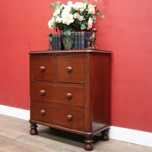Load image into Gallery viewer, x SOLD An Antiques Australian Cedar Chest of Drawers, or Four-drawer Chest. B12208