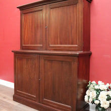 Load image into Gallery viewer, x SOLD Late 19th Century Australian Colonial Cedar Four-Door Office Cabinet. B12201