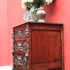 Load image into Gallery viewer, x SOLD Antique French Oak Chest of Drawers with Five Carved Green Man Handles and Ornate Detailing. B12624