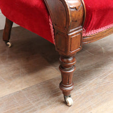 Load image into Gallery viewer, Antique English Grandfather and Grandmother Armchairs in Mahogany. B13031