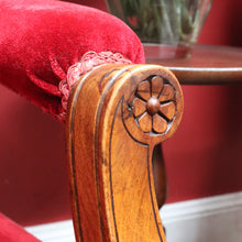Load image into Gallery viewer, Antique English Grandfather and Grandmother Armchairs in Mahogany. B13031