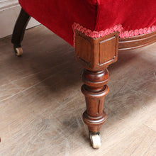 Load image into Gallery viewer, Antique English Grandfather and Grandmother Armchairs in Mahogany. B13031