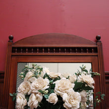 Load image into Gallery viewer, x SOLD Antique Australian Cedar Sideboard with Mirror Back and Storage Below. B12209