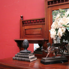 Load image into Gallery viewer, x SOLD Antique Australian Cedar Sideboard with Mirror Back and Storage Below. B12209