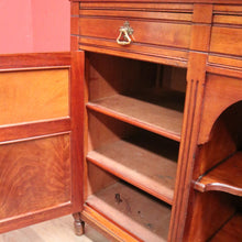 Load image into Gallery viewer, x SOLD Antique Australian Cedar Sideboard with Mirror Back and Storage Below. B12209