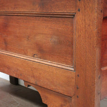 Load image into Gallery viewer, Antique French oak mule chest or blanket box circa 1850. B13027
