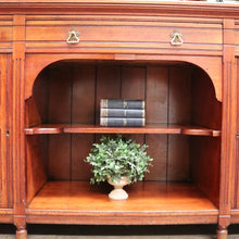 Load image into Gallery viewer, x SOLD Antique Australian Cedar Sideboard with Mirror Back and Storage Below. B12209