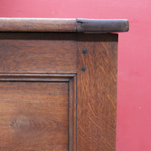 Load image into Gallery viewer, Antique French oak mule chest or blanket box circa 1850. B13027
