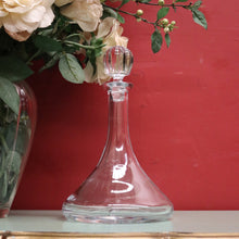 Load image into Gallery viewer, x SOLD Bohemia Crystal - "Blank Ship" Decanter. Wine Decanter with Stopper. B12217