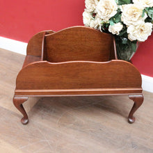 Load image into Gallery viewer, Antique Australian maple magazine rack or music Canterbury. B13026