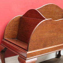 Load image into Gallery viewer, Antique Australian maple magazine rack or music Canterbury. B13026