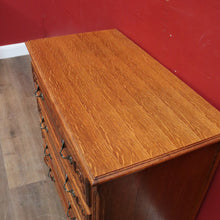 Load image into Gallery viewer, Vintage French lingerie chest with four drawers and cast handles. B12785