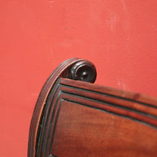 Load image into Gallery viewer, Antique English Mahogany Armchair with Japanese-Themed Upholstery. B12631