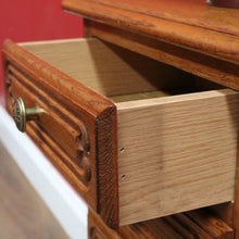 Load image into Gallery viewer, Vintage French tall five drawer chest with elegant proportions, or Lamp Table. B12786