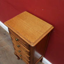 Load image into Gallery viewer, Vintage French tall five drawer chest with elegant proportions, or Lamp Table. B12786