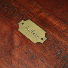 Load image into Gallery viewer, x SOLD Antique Australian Cedar Trunk for Toys, Blankets, Shoes with Brass Cartouche. B12627