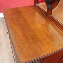 Load image into Gallery viewer, Antique English mahogany Canterbury music cabinet with pull out drawers. B13028