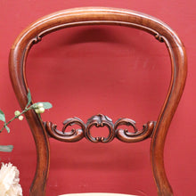 Load image into Gallery viewer, Antique English Mahogany Chair with Butter-Yellow Upholstery. B12626