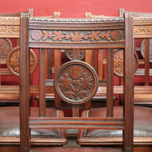 Load image into Gallery viewer, x SOLD Antique Australian Cedar Dining Chairs or Kitchen Chairs including carvers. B12225