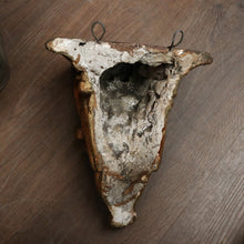 Load image into Gallery viewer, Antique Gilt Plaster Wall Shelf with Angel Holding Ribbon – Ready to Hang. B12401