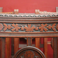 Load image into Gallery viewer, x SOLD Antique Australian Cedar Dining Chairs or Kitchen Chairs including carvers. B12225