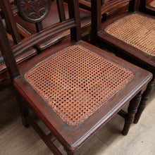 Load image into Gallery viewer, x SOLD Antique Australian Cedar Dining Chairs or Kitchen Chairs including carvers. B12225