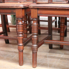 Load image into Gallery viewer, x SOLD Antique Australian Cedar Dining Chairs or Kitchen Chairs including carvers. B12225