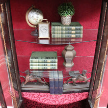 Load image into Gallery viewer, Antique French Vernis Martin Display Cabinet with Curved Glass and Ormolu Mounts. B13037