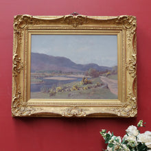 Load image into Gallery viewer, George Houston RSA Original Oil on Canvas Spring Scottish Countryside Landscape. B13041